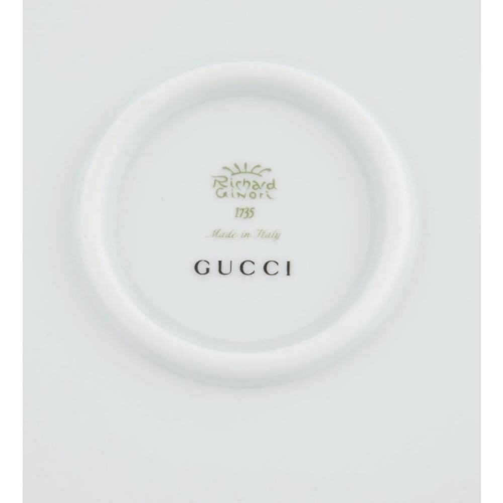Gucci X Richard Ginori Geometric Dog Food Bowl Water Bowl Large w/ Box NEW - Picture 13 of 16